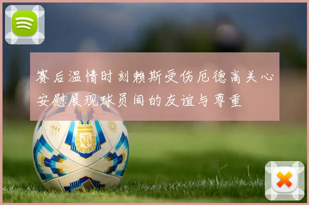 赛后温情时刻赖斯受伤厄德高关心安慰展现球员间的友谊与尊重